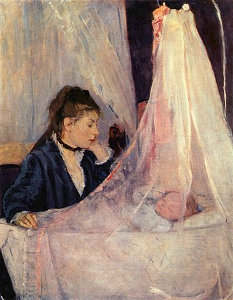 Berthe Morisot: Le berceau (La cuna). Musée d'Orsay