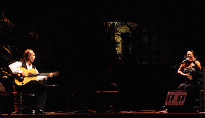 Paco de Lucía en concierto en Málaga